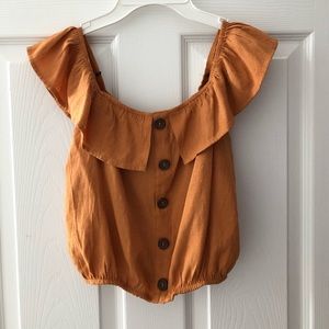 Burnt orange tank top perfect for summer 🍊🧡🏵